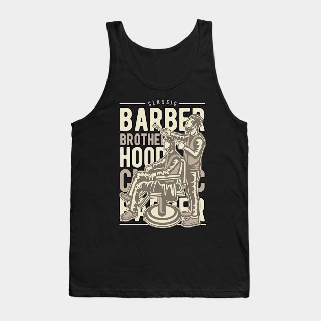 Barber Tank Top by lionkingdesign